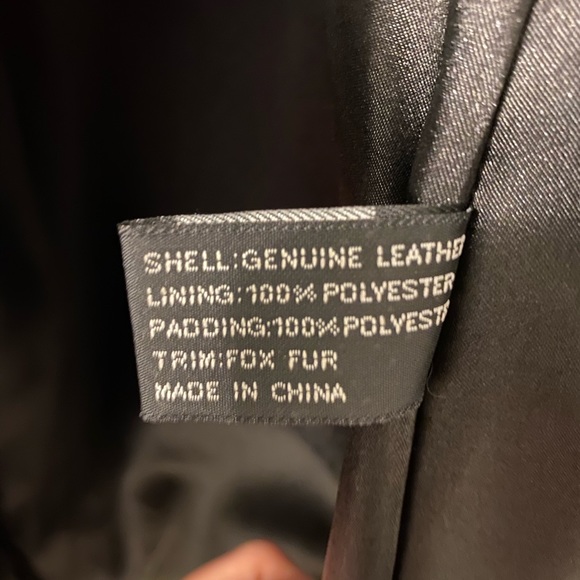 Genuine Leather & Fur women’s coat